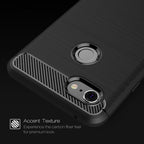 Brushed Texture Carbon Fiber Shockproof TPU Case for Google Pixel 3 XL – Shockproof, TPU, For Google Pixel 3 XL