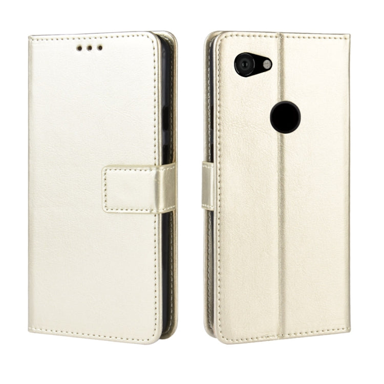 Retro Crazy Horse Texture Horizontal Flip Leather Case for Google Pixel 3XL lite, with Holder & Card Slots & Photo Frame – Card Slot, Flip, Leather, For Google Pixel 3XL lite