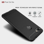 Brushed Texture Carbon Fiber Shockproof TPU Case for Google Pixel 3XL Lite – Shockproof, TPU, For Google Pixel 3XL Lite