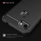 Brushed Texture Carbon Fiber Shockproof TPU Case for Google Pixel 3XL Lite – Shockproof, TPU, For Google Pixel 3XL Lite