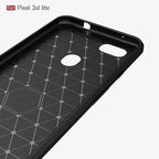Brushed Texture Carbon Fiber Shockproof TPU Case for Google Pixel 3XL Lite – Shockproof, TPU, For Google Pixel 3XL Lite