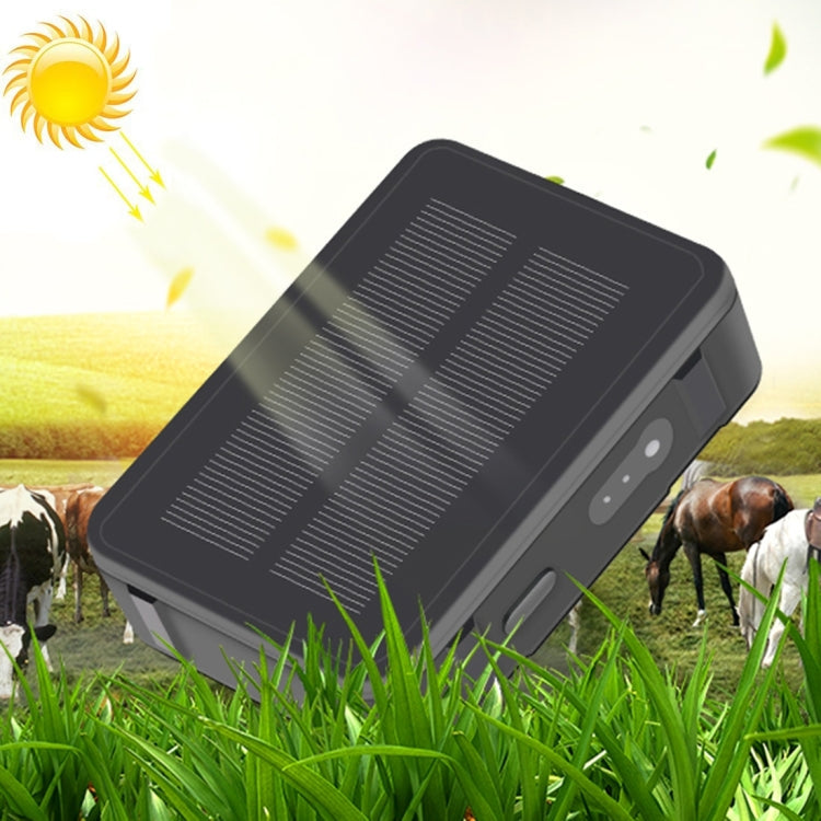 RF-V34 Sheep Cow Cattle Livestock IP67 Waterproof Solar GSM GPS WiFi Tracking without Fixed Bottom Plate, Support Voice Monitoring & Anti-remove Alarm & SOS, GPS WiFi Tracking GPS WiFi Tracking
