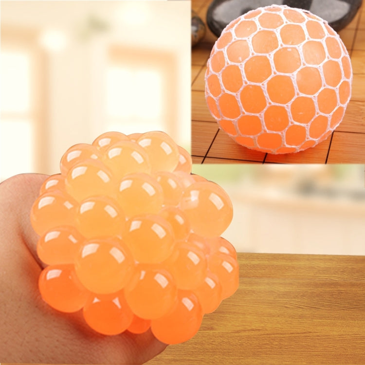 6cm Anti-Stress Face Reliever Grape Ball Extrusion Mood Squeeze Relief Healthy Funny Tricky Vent Toy, 6cm Orange 6cm Orange Orange
