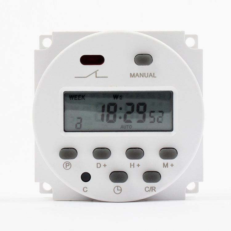CN101A DC12V Microcomputer Time Switch Digital LCD Power Timer, DC12V DC12V