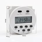 CN101A DC12V Microcomputer Time Switch Digital LCD Power Timer, DC12V