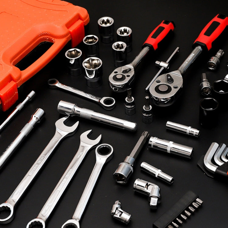 108 In 1 Multi-function Car Repair Combination Toolbox Ratchet Wrench Set, 108 In 1