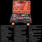 150 In 1 Multi-function Car Repair Combination Toolbox Ratchet Wrench Set, 150 In 1