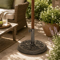 9kg Bronze Rose Effect Garden Parasol Base