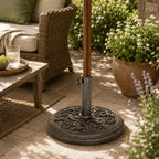 9kg Bronze Rose Effect Garden Parasol Base