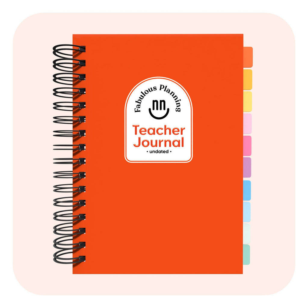 Teacher Undated Spiral Journal