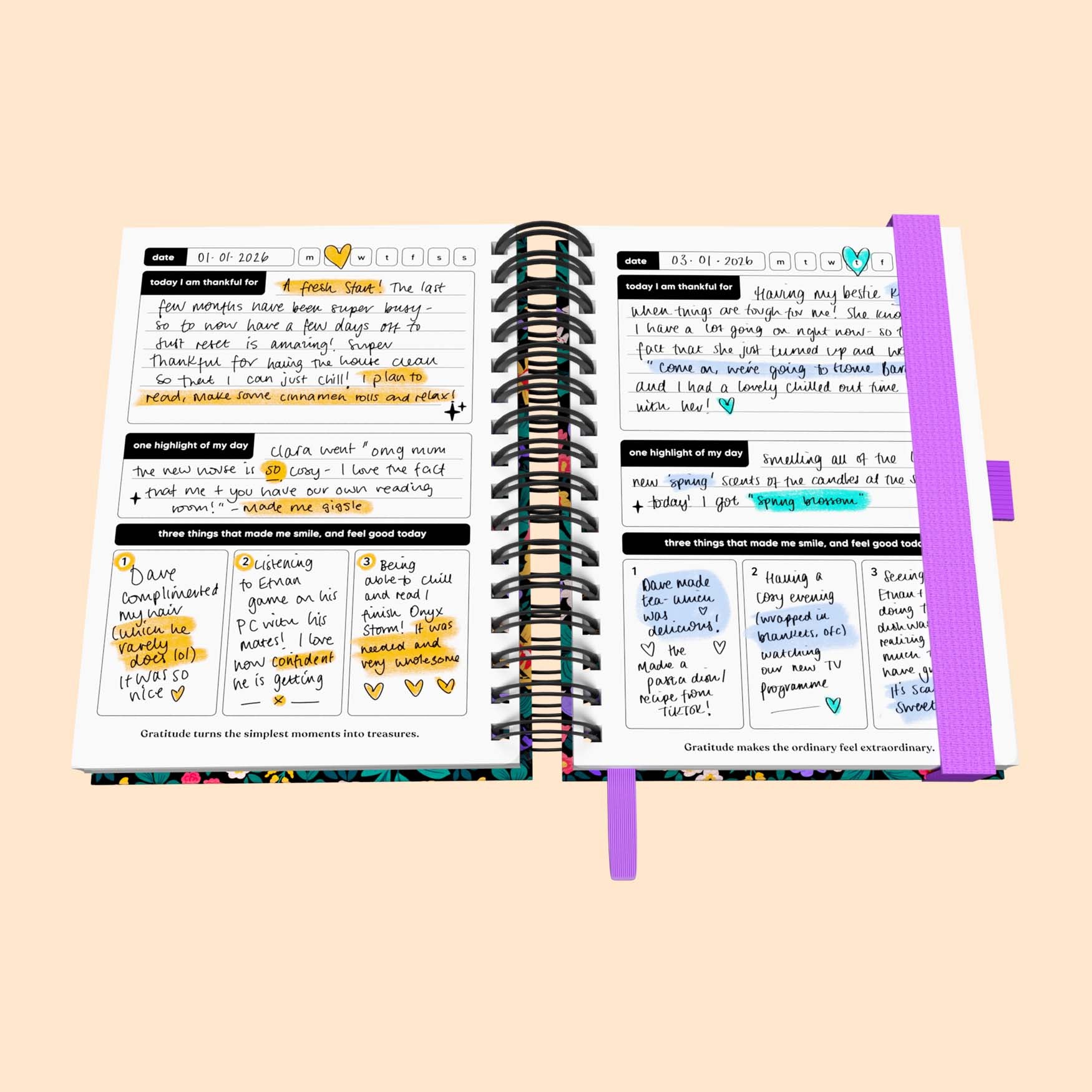 Gratitude Spiral Journal