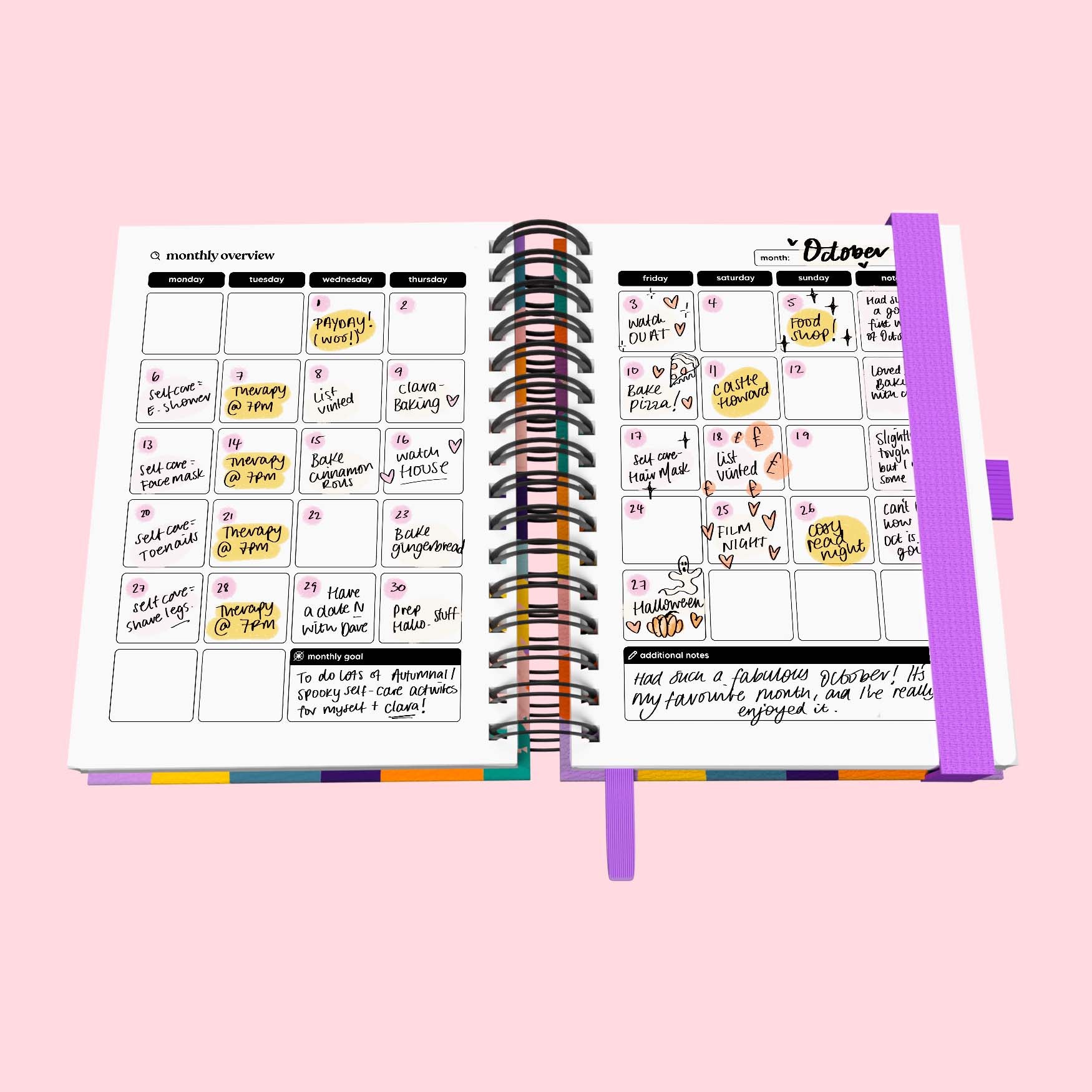 Health & Wellness Spiral Journal