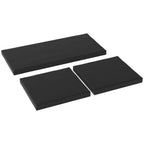 3PCs Rattan Garden Seat Cushions Pads for Patio Furniture