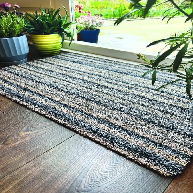 Washable Ribbon Mat in Multicolour