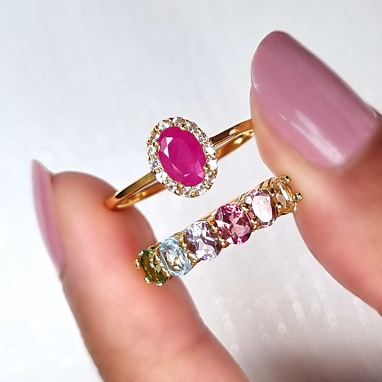 Ruby Ring in 18k Gold Vermeil