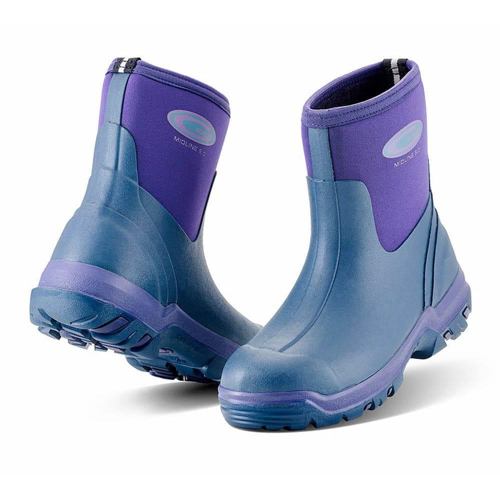 Grubs MIDLINE 5.0™ Short Wellington Neoprene Boot Insulated Thermal Waterproof VIOLET