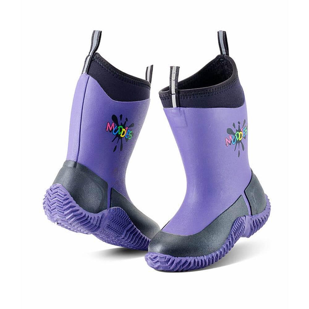 Grubs MUDDIES® ICICLE 5.0™ Wellington Boots Childrens Kids Neoprene VIOLET