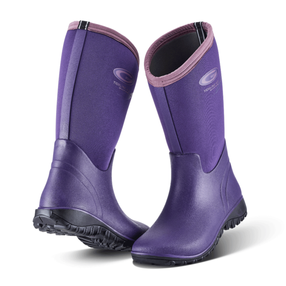 Grubs Tideline 4.0 Insulated Waterproof Wellington Boots Various Colours Plum
