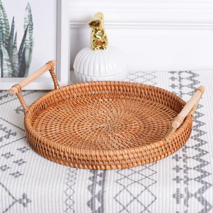 GP23 Braided Sweet Vegetable Fruit Snack Storage Tray Basket, Size: S, Size: S Size: S