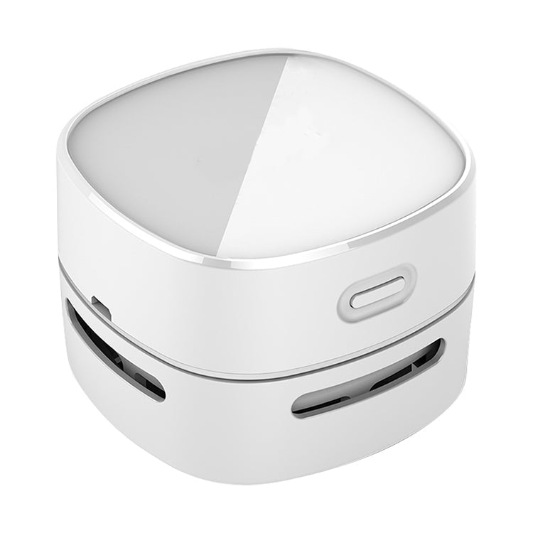 4W Hardcover Rechargeable Style Portable Handheld Wireless Mini Desktop Vacuum Cleaner, Hardcover Rechargeable Style – Durable Build, Easy to Use Hardcover Rechargeable Style White