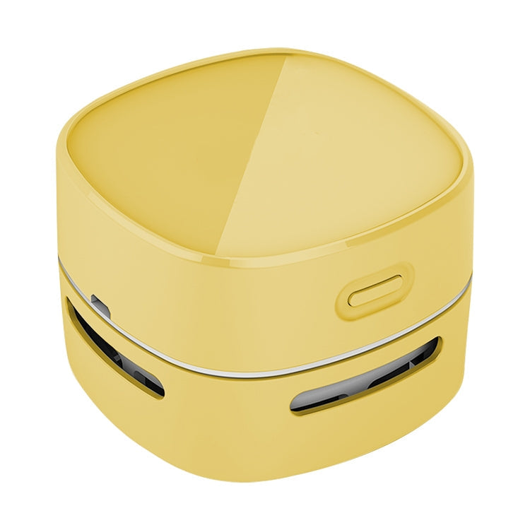 4W Hardcover Rechargeable Style Portable Handheld Wireless Mini Desktop Vacuum Cleaner, Hardcover Rechargeable Style – Durable Build, Easy to Use Hardcover Rechargeable Style Yellow