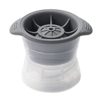 Home Spherical Ice Lattice Whisky Wine Ice Cube Maker Silicone Trays Mold with Cover