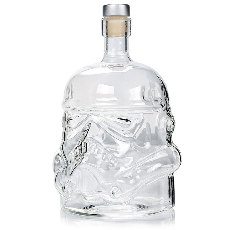 Glass Bottle Wine Pot Decanter Transparent Crystal Vodka Flagon Gift, Capacity: 650ml, Glass Bottle Glass Bottle