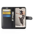 For Huawei P20 Pro Litchi Texture Horizontal Flip Leather Case with Wallet & Holder & Card Slots – Card Slot, Flip, Leather, For Huawei P20 Pro