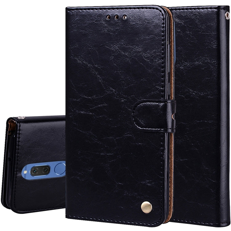 & Nova 2i Business Style Oil Wax Texture Horizontal Flip Leather Case with Holder & Card Slots & Wallet – Lanyard, Card Slot, Flip, For Huawei Mate 10 Lite, For Huawei Mate 10 Lite & Nova 2i