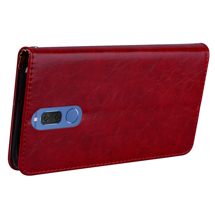 & Nova 2i Business Style Oil Wax Texture Horizontal Flip Leather Case with Holder & Card Slots & Wallet – Lanyard, Card Slot, Flip, For Huawei Mate 10 Lite, For Huawei Mate 10 Lite & Nova 2i