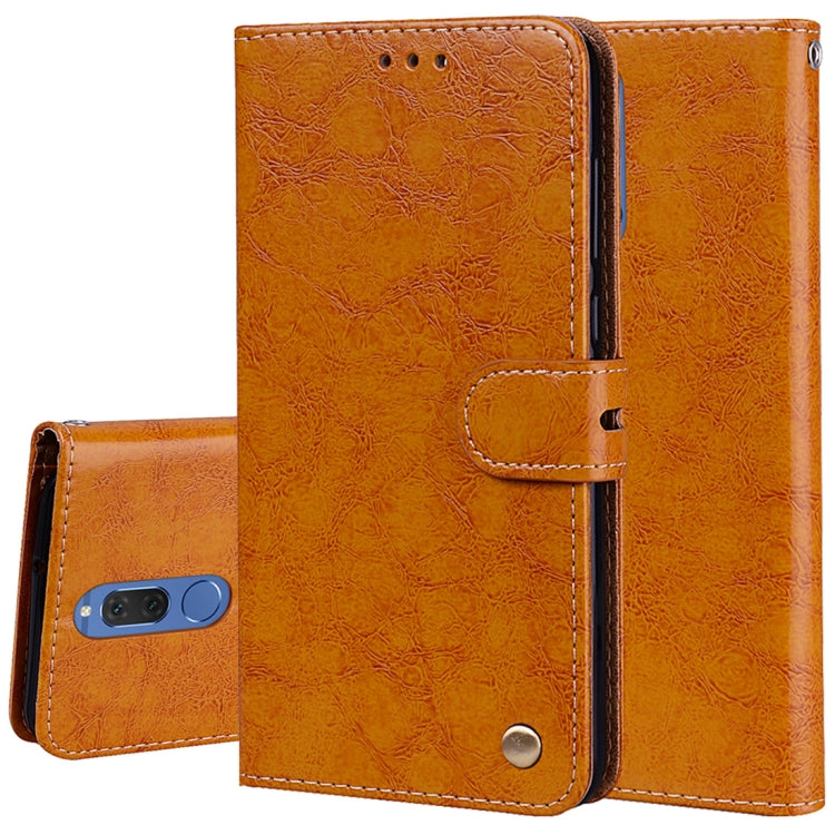 & Nova 2i Business Style Oil Wax Texture Horizontal Flip Leather Case with Holder & Card Slots & Wallet – Lanyard, Card Slot, Flip, For Huawei Mate 10 Lite, For Huawei Mate 10 Lite & Nova 2i For Huawei Mate 10 Lite & Nova 2i Brown
