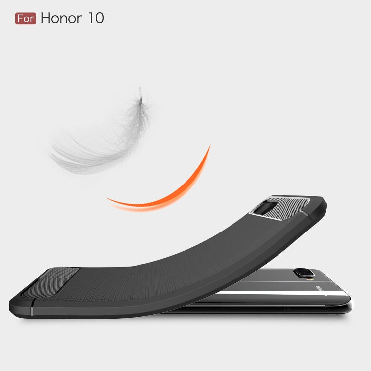 Brushed Texture Carbon Fiber Shockproof TPU Case for Huawei Honor 10, Huawei Honor 10 – Shockproof, Magnetic, TPU