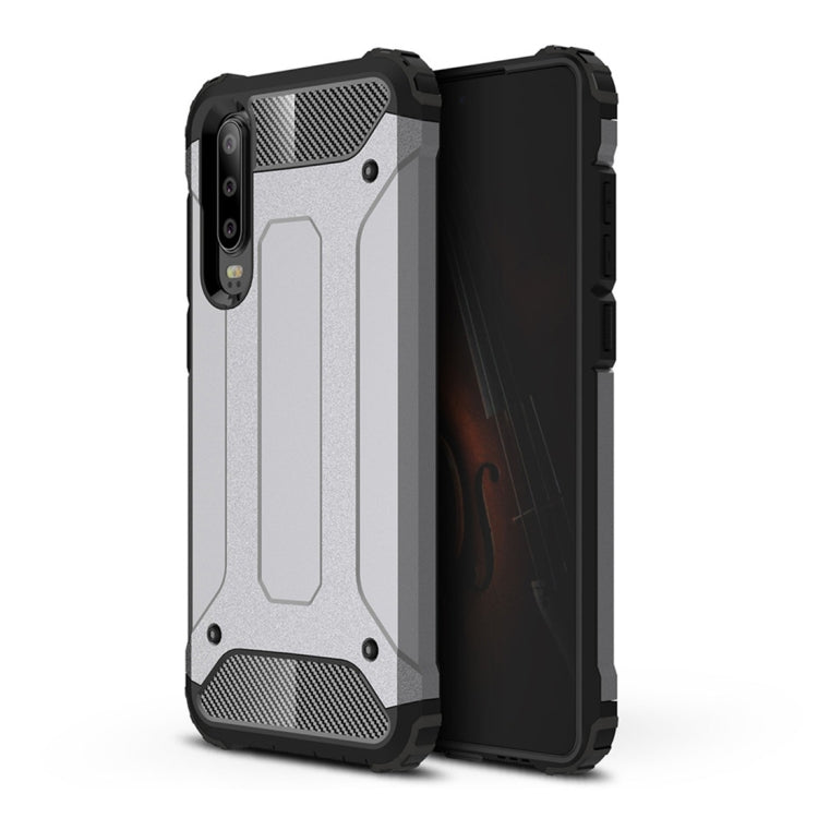 Magic Armor TPU + PC Combination Case for Huawei P30, Huawei P30 – TPU, For Huawei Huawei P30, For Huawei P30 Huawei P30 Grey