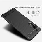 Brushed Texture Carbon Fiber Shockproof TPU Case for Huawei P30, Huawei P30 – Shockproof, TPU