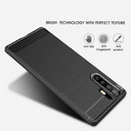 Brushed Texture Carbon Fiber Shockproof TPU Case for Huawei P30 Pro, Huawei P30 Pro – Shockproof, TPU