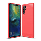 Brushed Texture Carbon Fiber Shockproof TPU Case for Huawei P30 Pro, Huawei P30 Pro – Shockproof, TPU