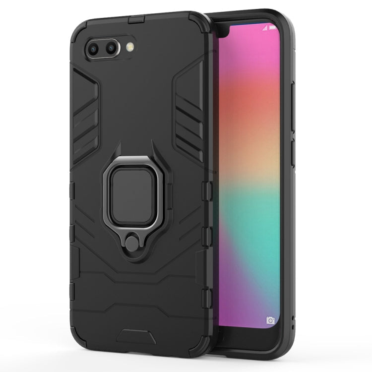 PC + TPU Shockproof Protective Case for Huawei Honor 10, with Magnetic Ring Holder – Shockproof, Ring Holder, Magnetic, For Huawei Honor 10