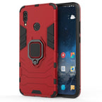 PC + TPU Shockproof Protective Case for Huawei P Smart (2019), with Magnetic Ring Holder – Shockproof, Ring Holder, Magnetic, For Huawei P Smart (2019)