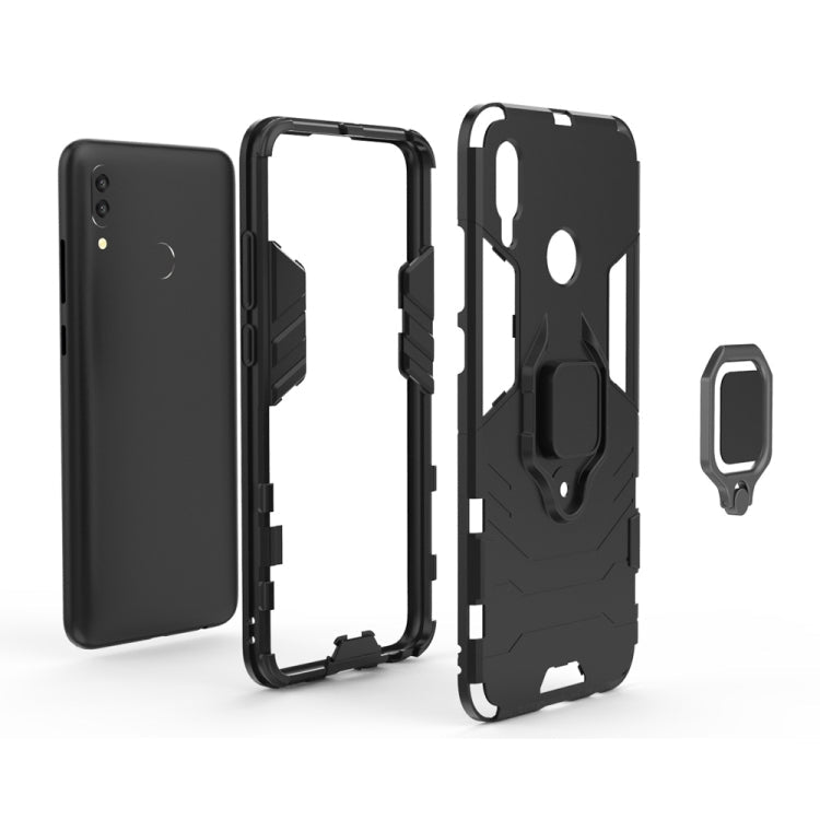 PC + TPU Shockproof Protective Case for Huawei P Smart (2019), with Magnetic Ring Holder – Shockproof, Ring Holder, Magnetic, For Huawei P Smart (2019)