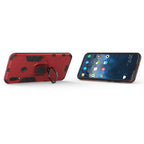 PC + TPU Shockproof Protective Case for Huawei P Smart (2019), with Magnetic Ring Holder – Shockproof, Ring Holder, Magnetic, For Huawei P Smart (2019)