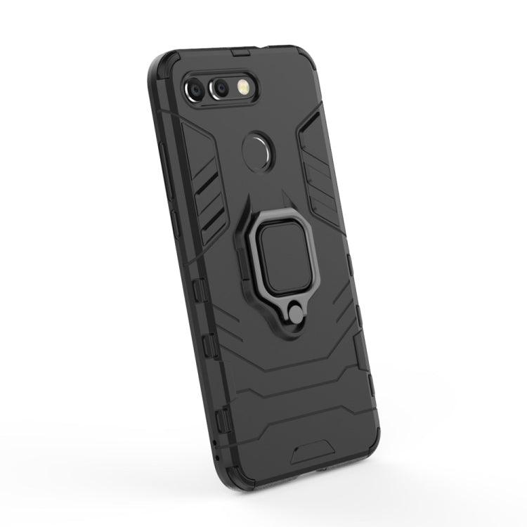 PC + TPU Shockproof Protective Case for Huawei Honor View 20, with Magnetic Ring Holder – Shockproof, Ring Holder, Magnetic, For Huawei Honor View 20