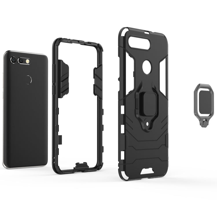 PC + TPU Shockproof Protective Case for Huawei Honor View 20, with Magnetic Ring Holder – Shockproof, Ring Holder, Magnetic, For Huawei Honor View 20