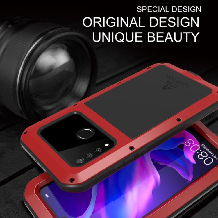 LOVE MEI Powerful Dustproof Shockproof Splashproof Metal + Silicone Combination Case for Huawei P30 Lite, Huawei P30 Lite – Shockproof