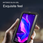 LOVE MEI Powerful Dustproof Shockproof Splashproof Metal + Silicone Combination Case for Huawei P30 Lite, Huawei P30 Lite – Shockproof