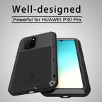 LOVE MEI Powerful Dustproof Shockproof Splashproof Metal + Silicone Combination Case for Huawei P30 Pro, Huawei P30 Pro – Shockproof