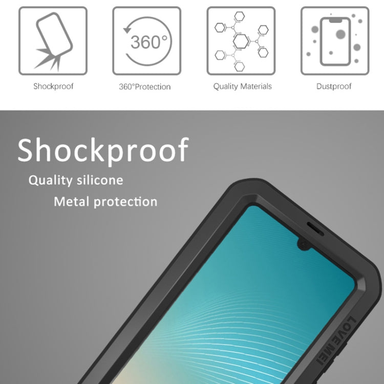 LOVE MEI Powerful Dustproof Shockproof Splashproof Metal + Silicone Combination Case for Huawei P30 Pro, Huawei P30 Pro – Shockproof