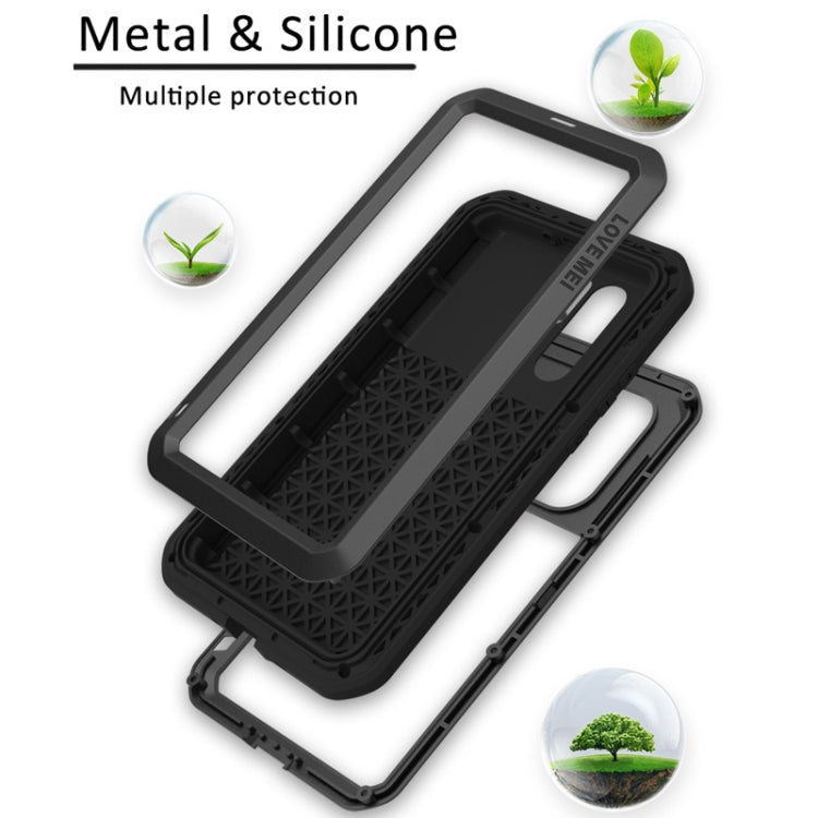LOVE MEI Powerful Dustproof Shockproof Splashproof Metal + Silicone Combination Case for Huawei P30 Pro, Huawei P30 Pro – Shockproof