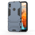 Shockproof PC + TPU Case for Huawei Y6 (2019), with Holder – Shockproof, TPU, For Huawei Y6 (2019), For Huawei  Y6 (2019)
