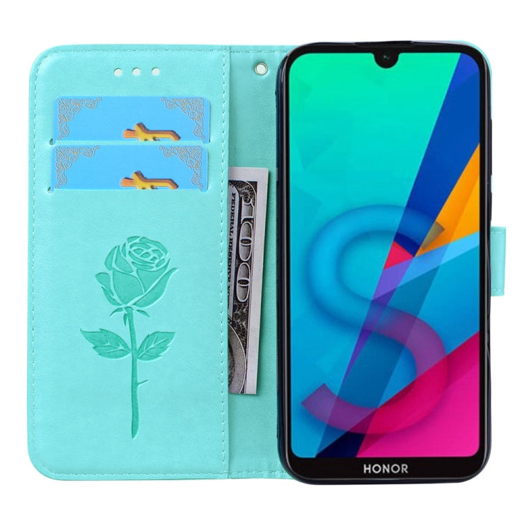 Rose Embossed Horizontal Flip PU Leather Case for Huawei Honor 8S / Y5 (2019), with Holder & Card Slots & Wallet – Card Slot, Flip, Leather, For Huawei Honor 8S / Y5 (2019)