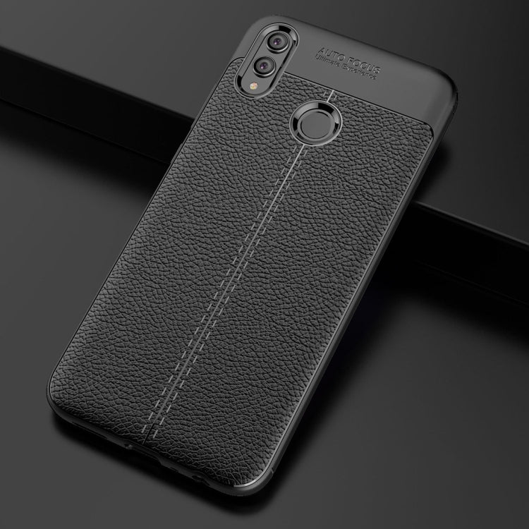 Litchi Texture TPU Shockproof Case for Huawei Honor 8X – Shockproof, TPU, For Huawei Honor 8X